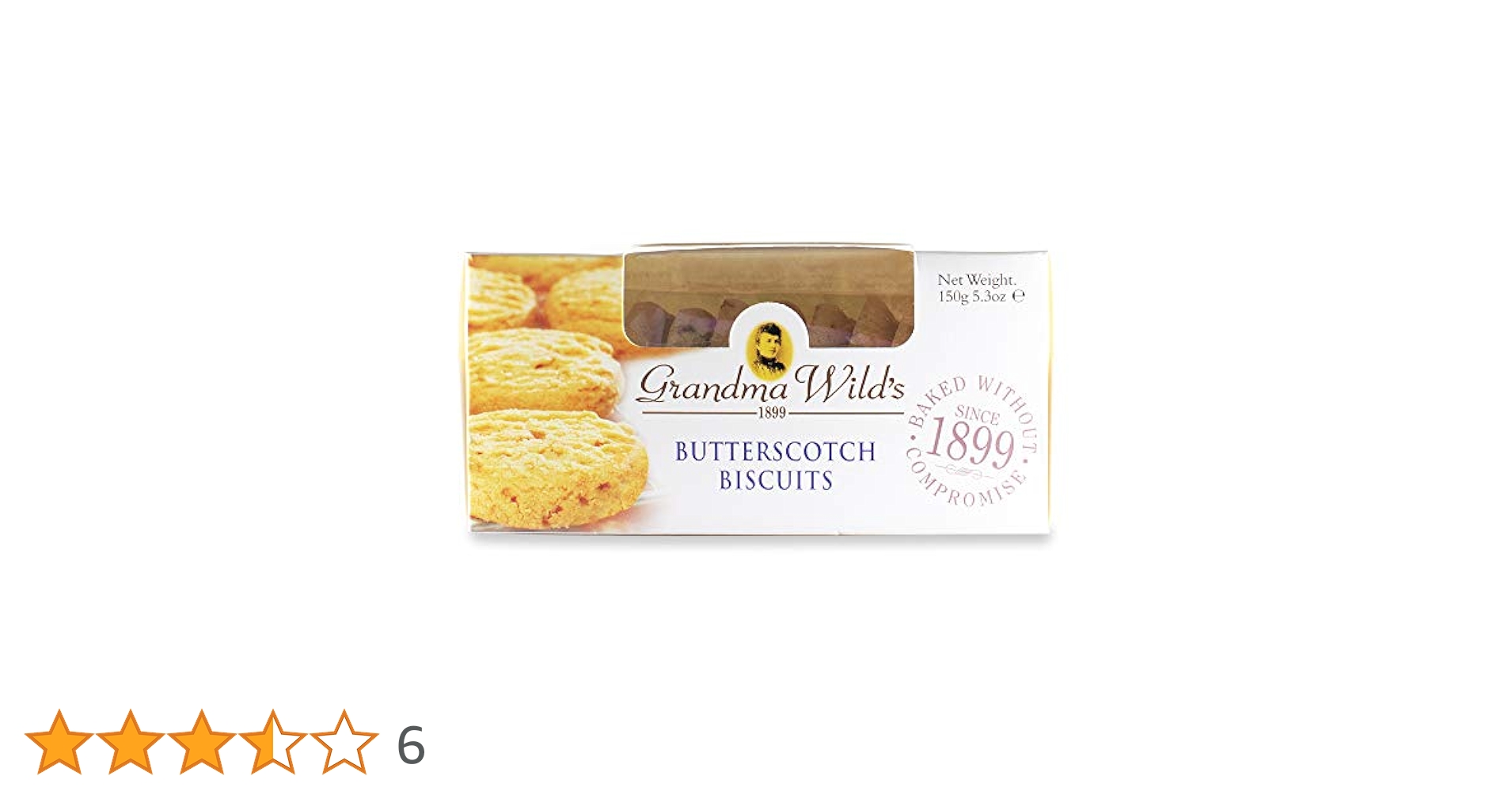 Amazon.co.jp: グランマワイルズ バタースコッチビスケット 150g